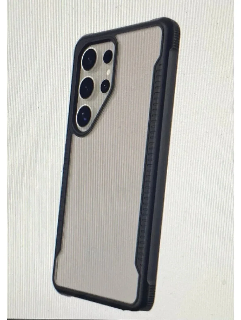 Onn Case for Samsung Galaxy S24 Ultra 5G Black/Clear